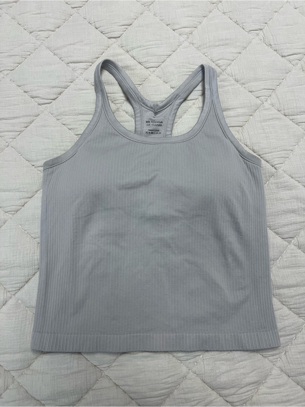 Ribbed Racerback Tank Top
